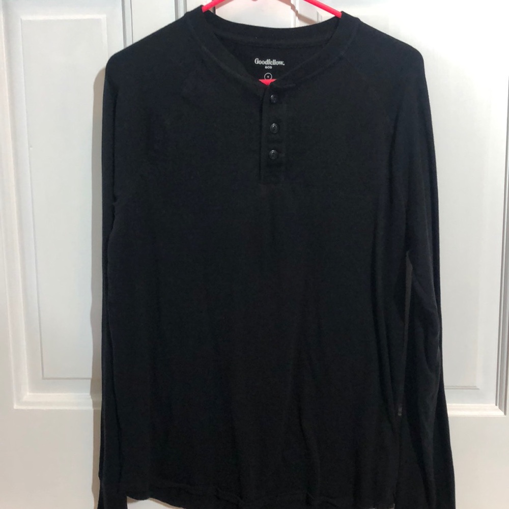 Goodfellow men’s black long sleeve shirt